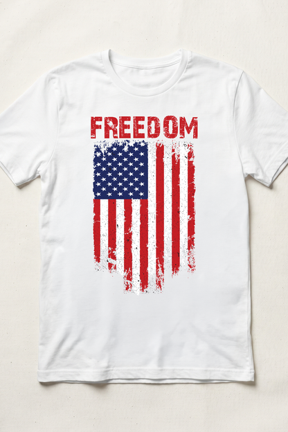 FREEDOM VINTAGE FLAG T-shirt