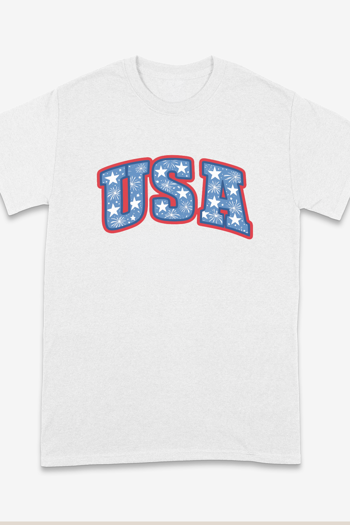 USA STARS And FIREWORKS T-SHIRT