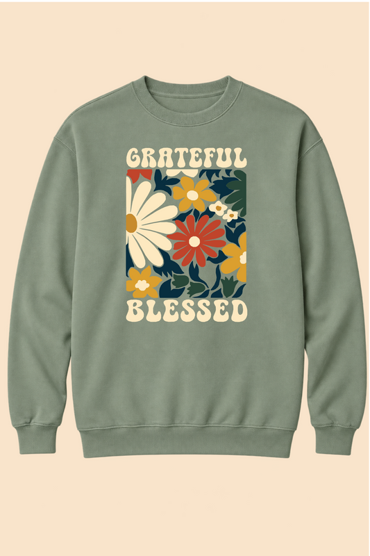 GRATEFUL BLESSED SAGE CREWNECK SWEATSHIRT