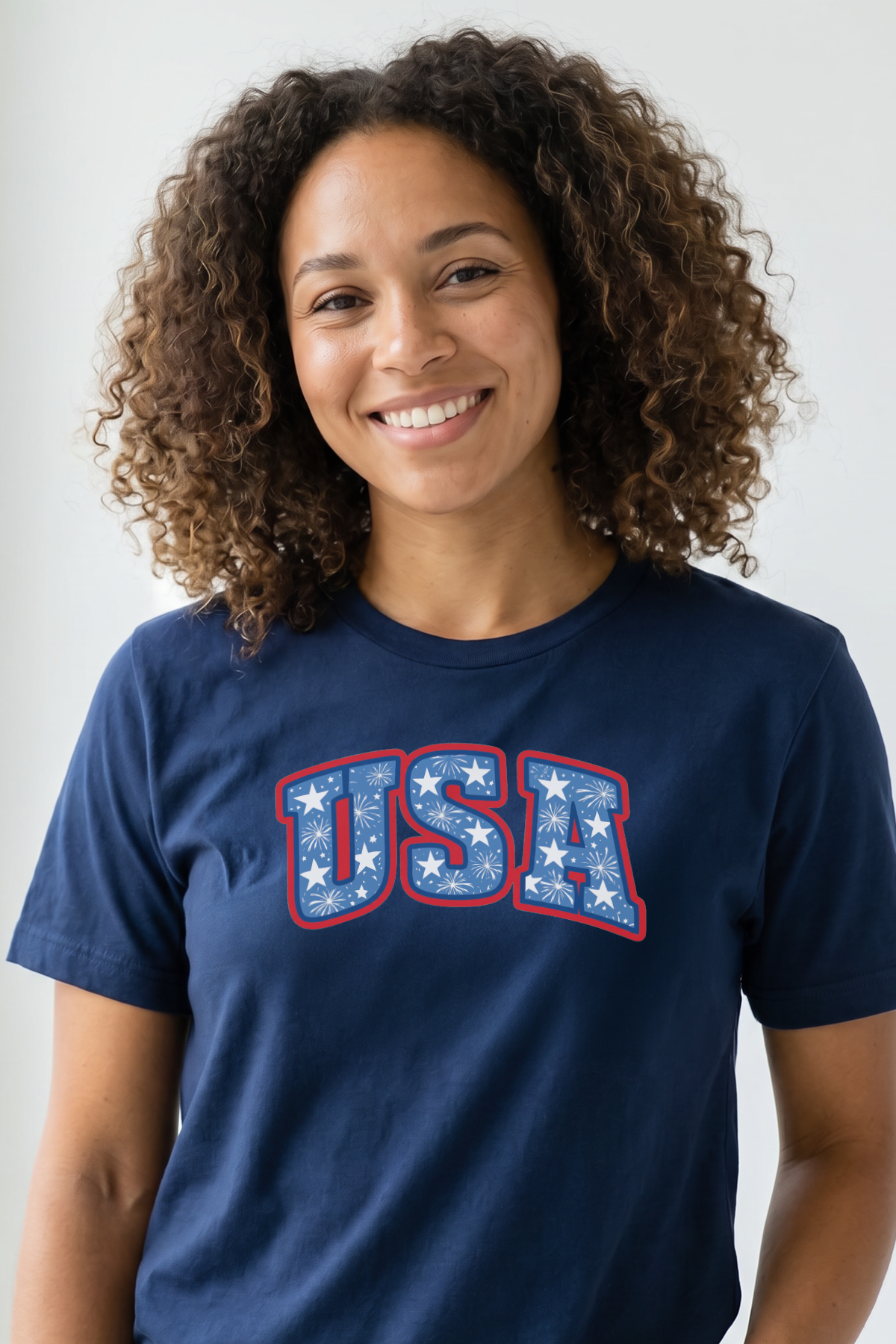 USA STARS And FIREWORKS T-SHIRT