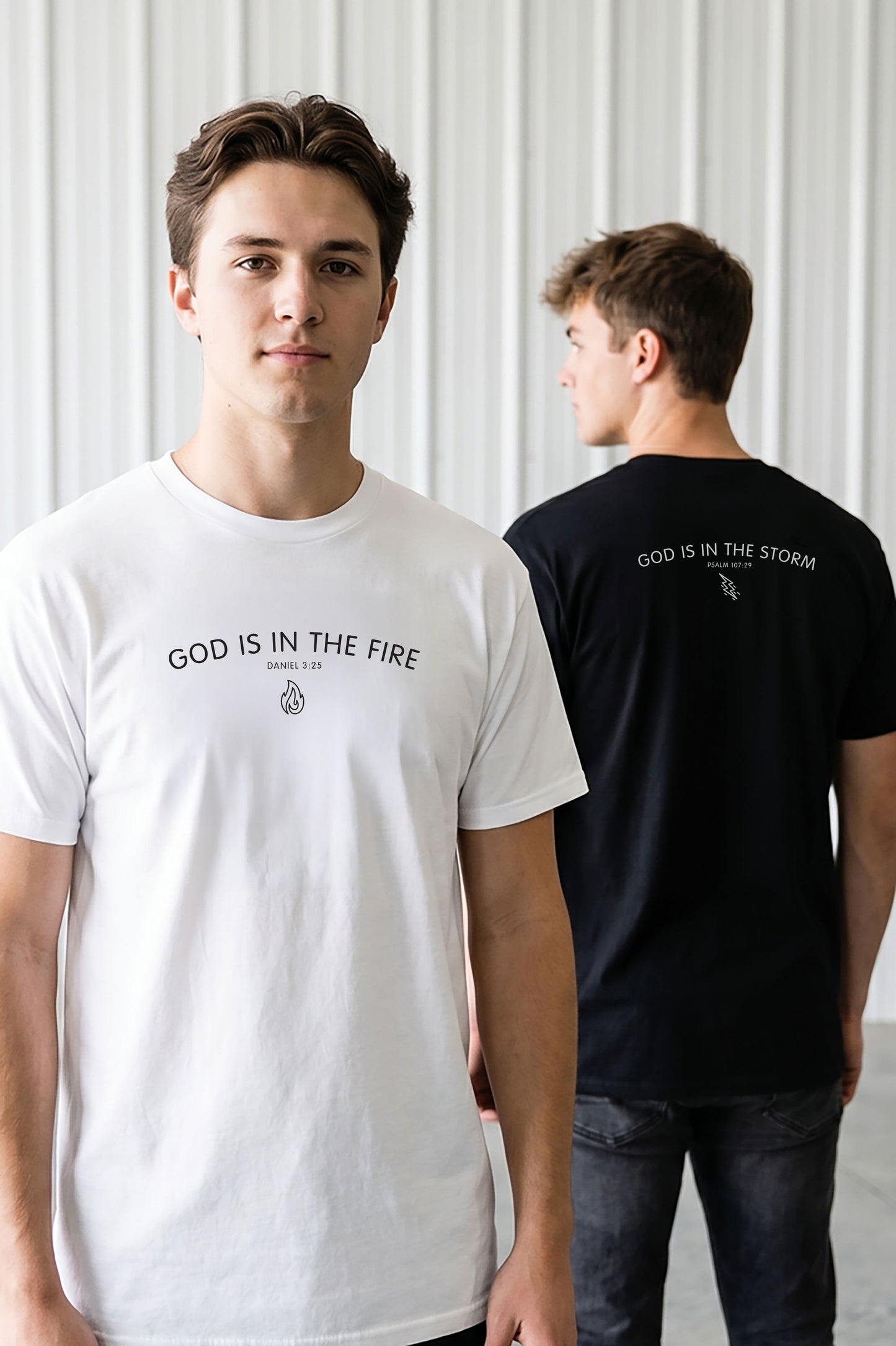 GOD IS IN THE FIRE / STORM Unisex T-shirt