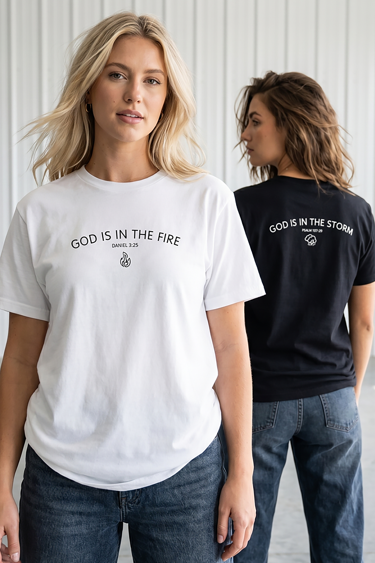 GOD IS IN THE FIRE / STORM Unisex T-shirt