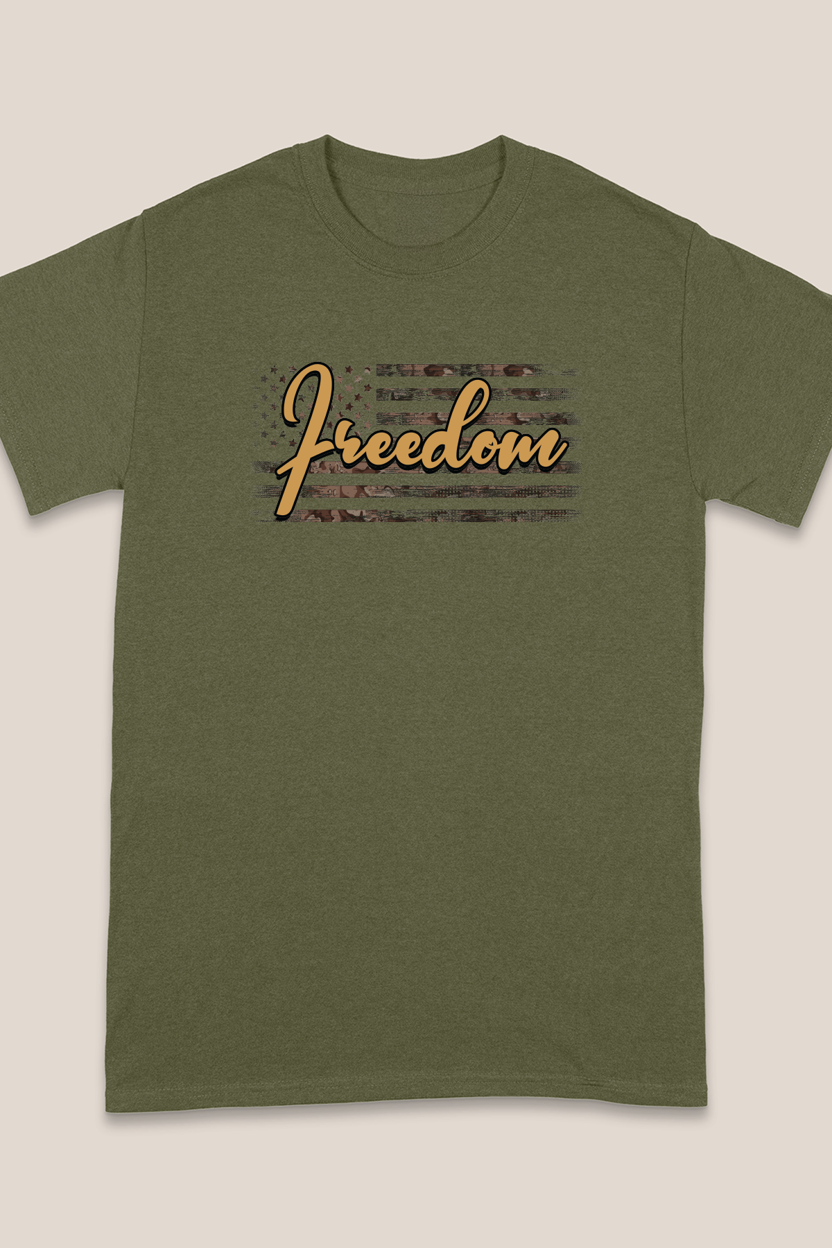 FREEDOM VINTAGE FLAG T-shirt