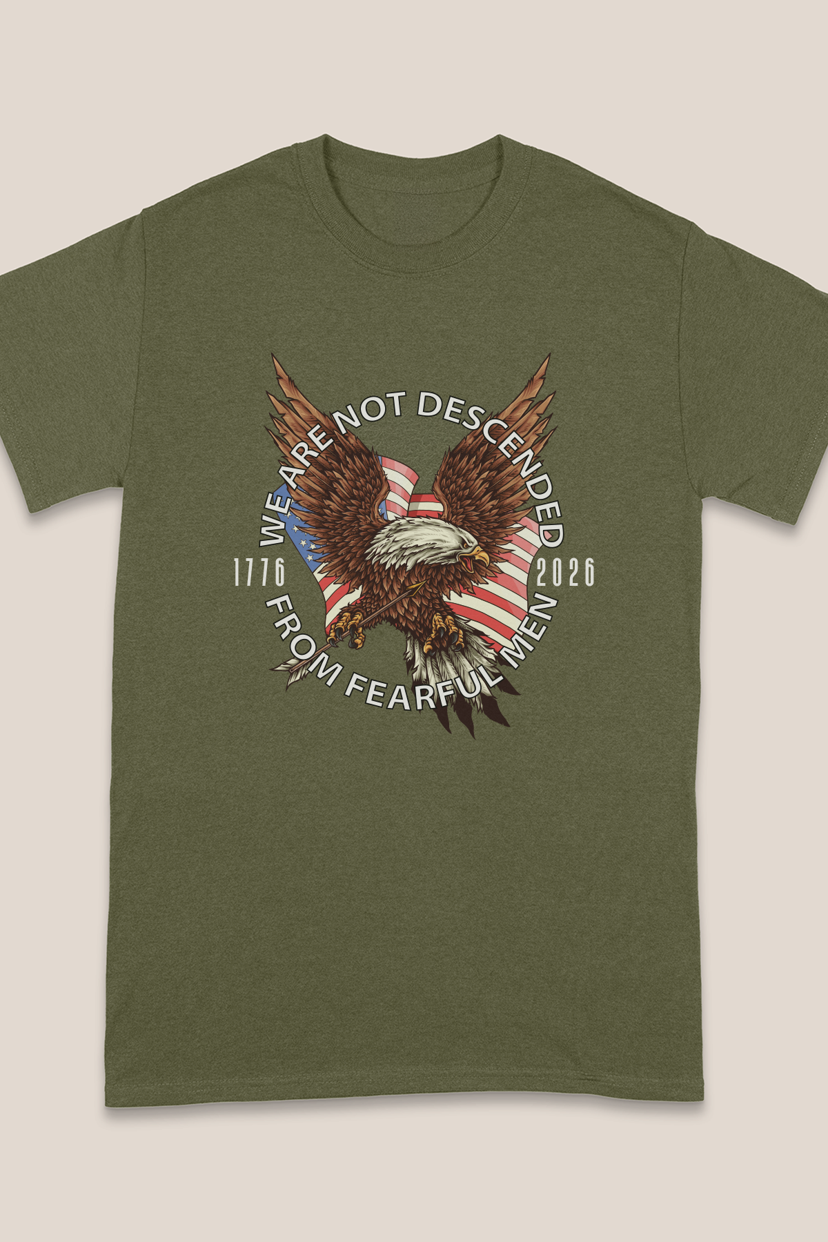 WE ARE NOT DESCENDED FROM FEARFUL MEN T-shirt