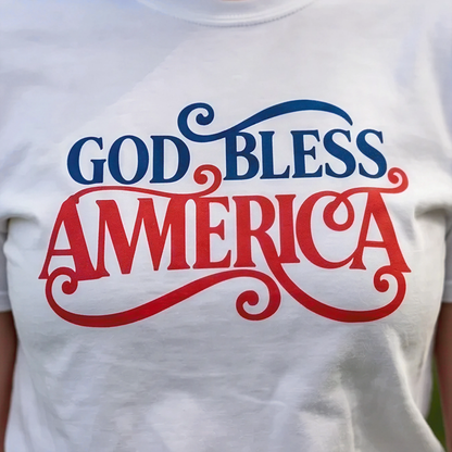 GOD BLESS AMERICA 2 T-SHIRT