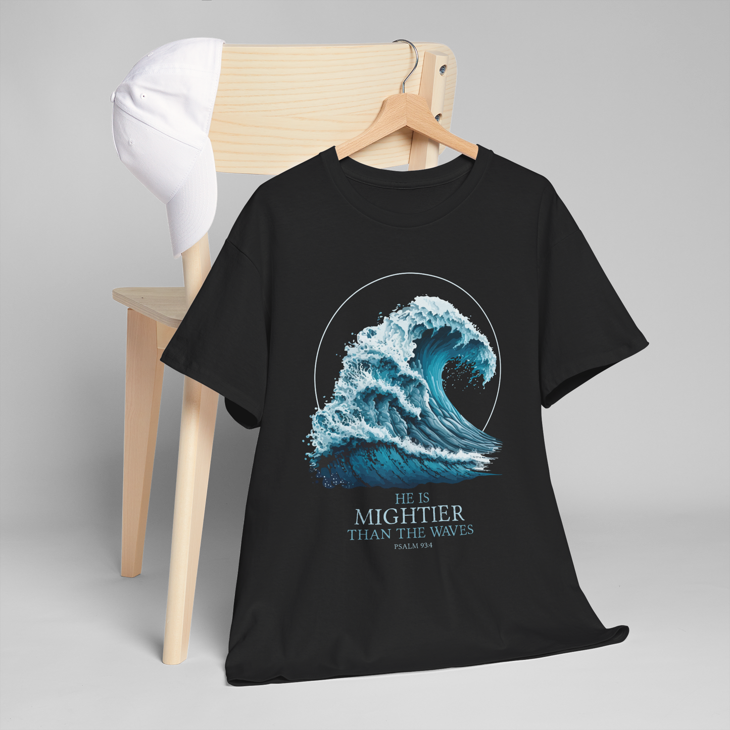 HE IS MIGHTIER THAN THE WAVES Unisex T-shirt