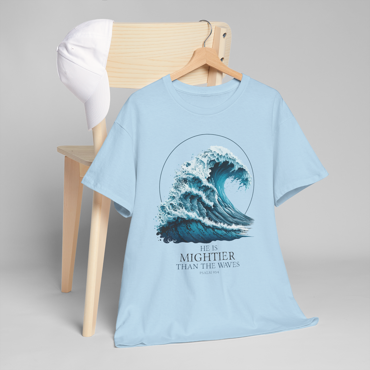 HE IS MIGHTIER THAN THE WAVES Unisex T-shirt