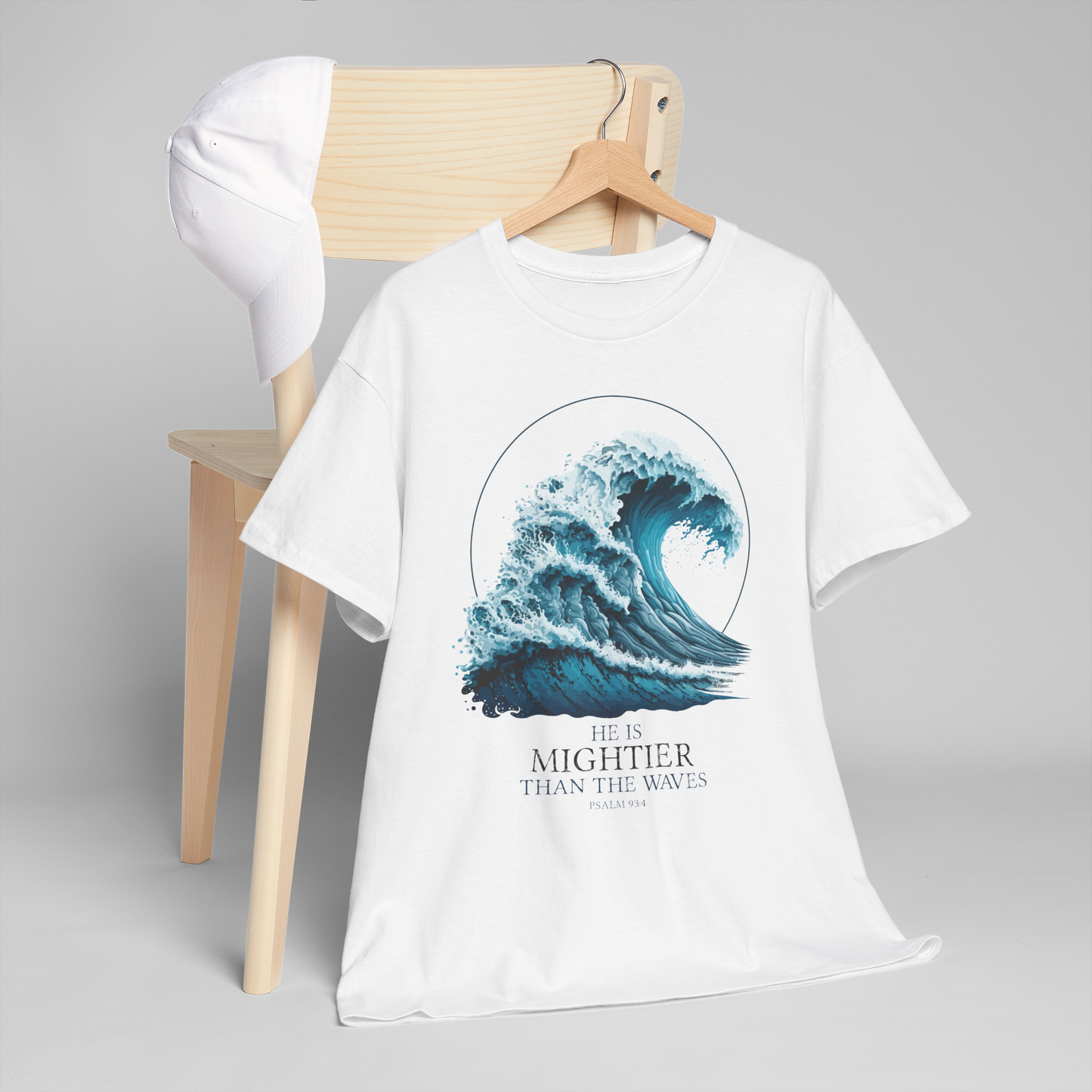 HE IS MIGHTIER THAN THE WAVES Unisex T-shirt