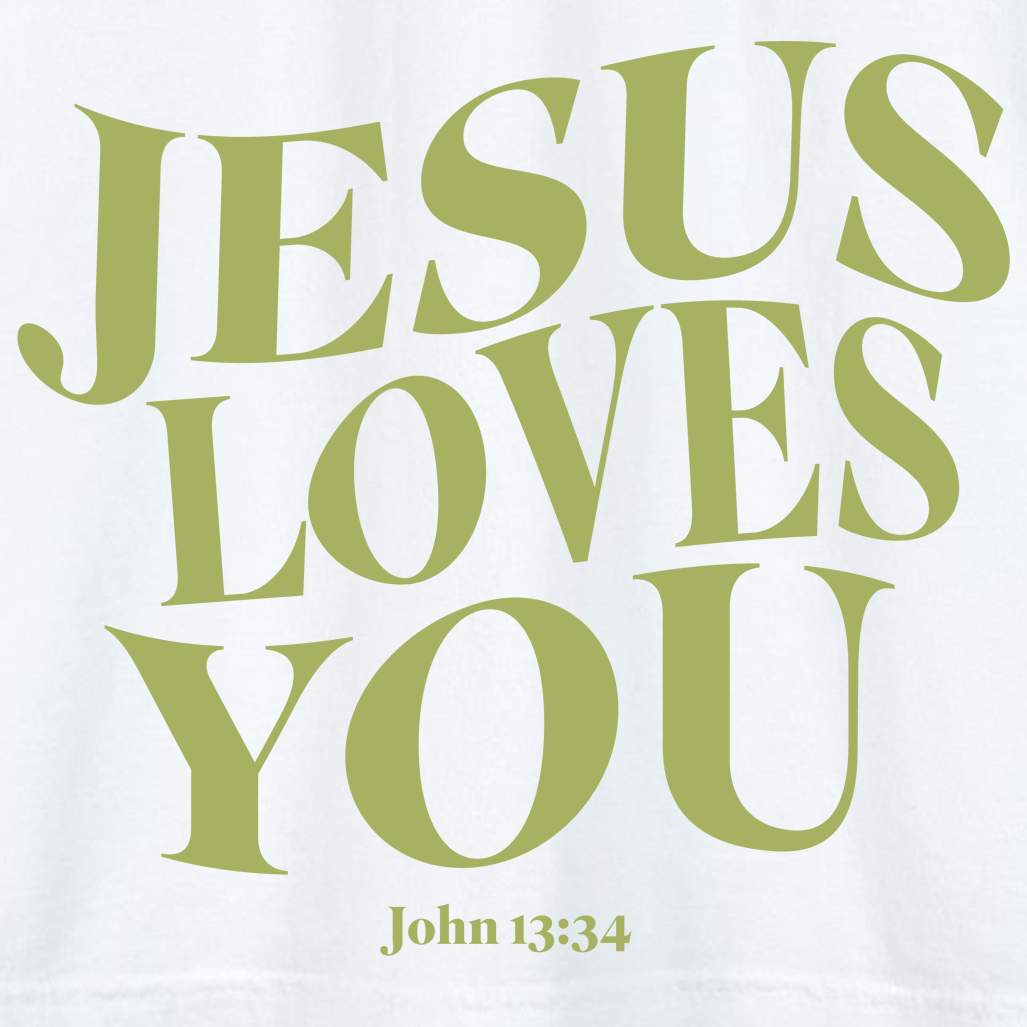 JESUS LOVES YOU Crew Neck Sweatshirt