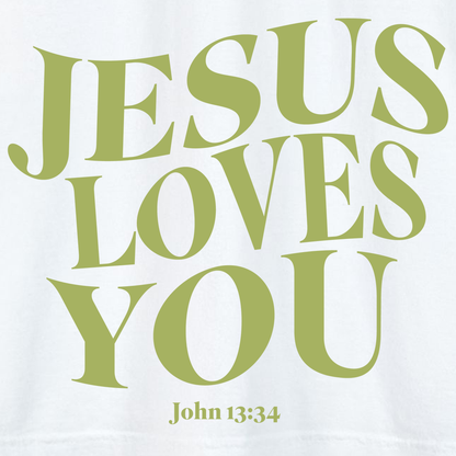 JESUS LOVES YOU Crew Neck Sweatshirt