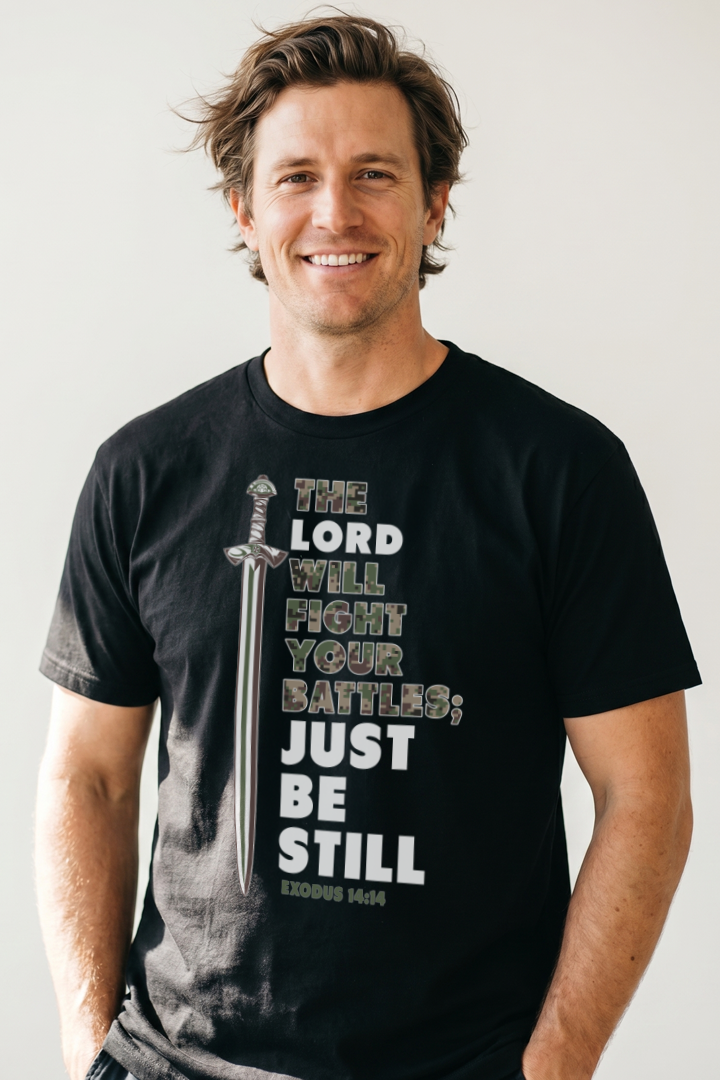 HE LORD WILL FIGHT YOUR BATTLES T-shirt