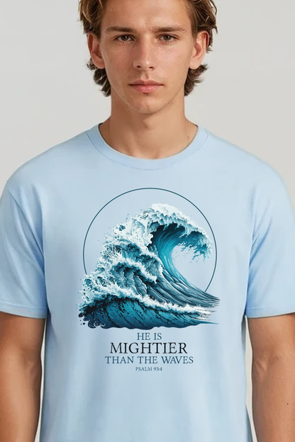 HE IS MIGHTIER THAN THE WAVES Unisex T-shirt