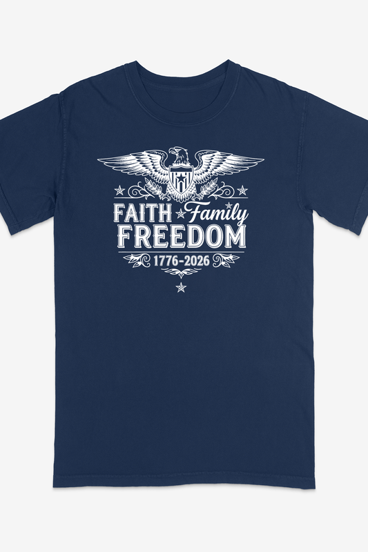 FAITH FAMILY FREEDOM T-shirt