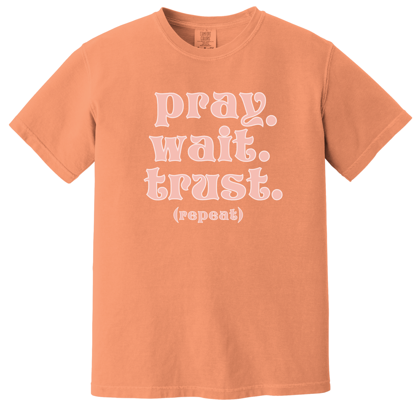 PRAY. WAIT. TRUST. (repeat) T-shirt