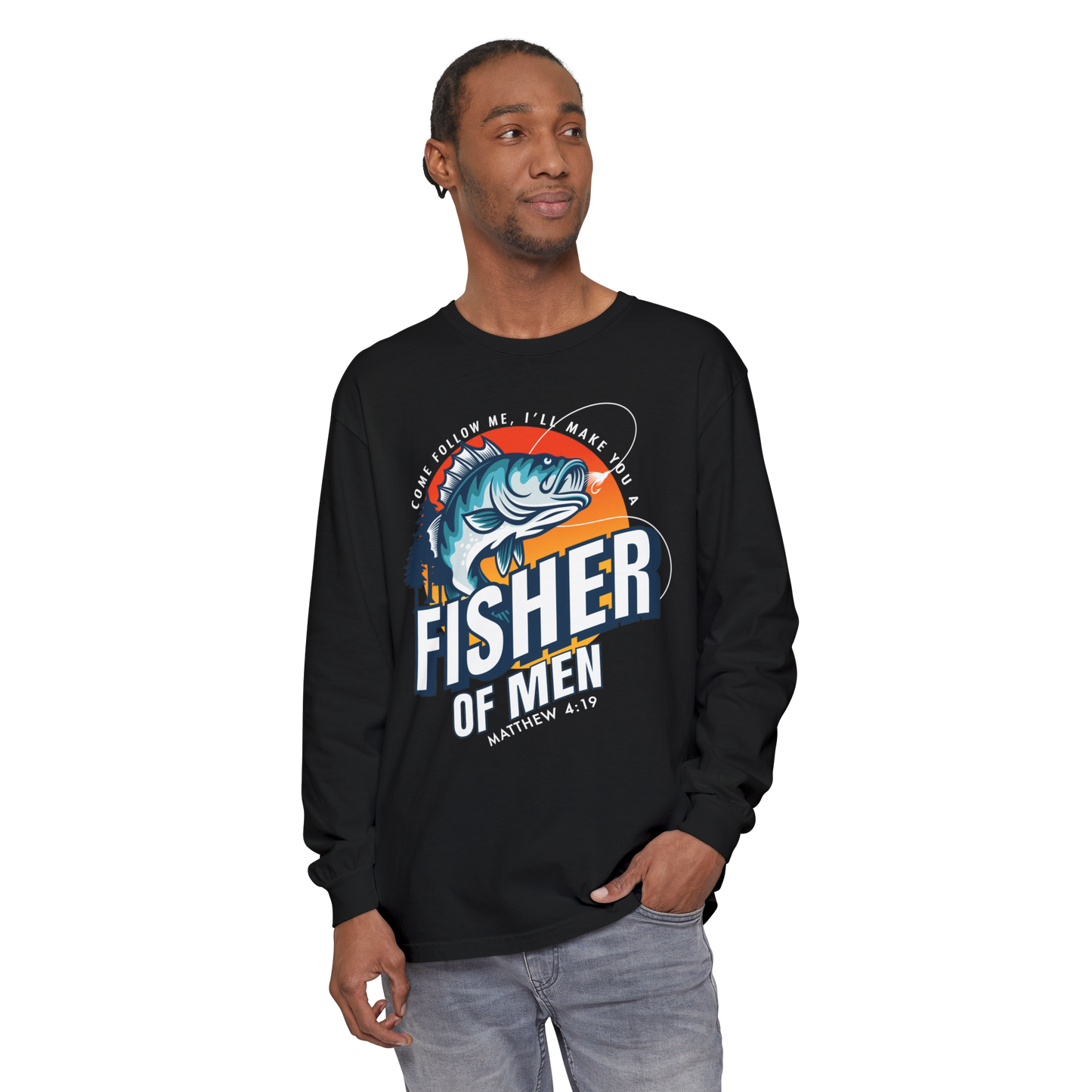 FISHER OF MEN - Long sleeve T-Shirt
