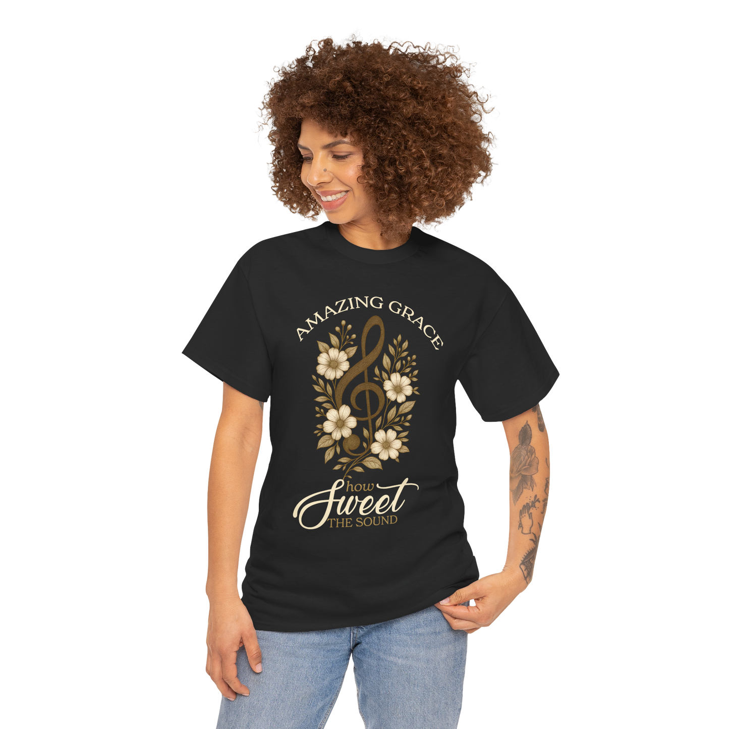 AMAZING GRACE - HOW SWEET THE SOUND - T SHIRT