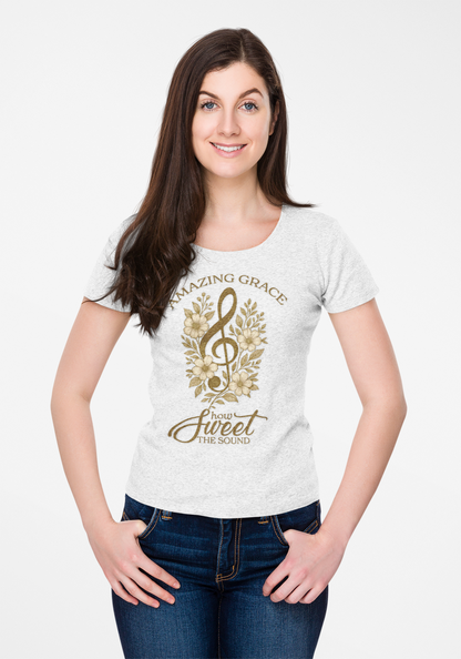 AMAZING GRACE - HOW SWEET THE SOUND - T SHIRT
