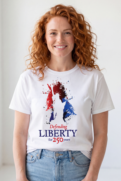 DEFENDING LIBERTY 250 T-SHIRT