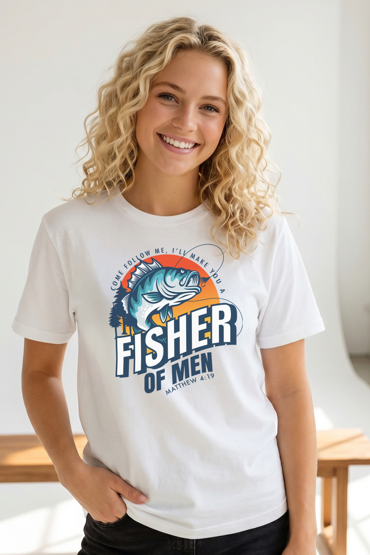 FISHER OF MEN unisex - T SHIRT