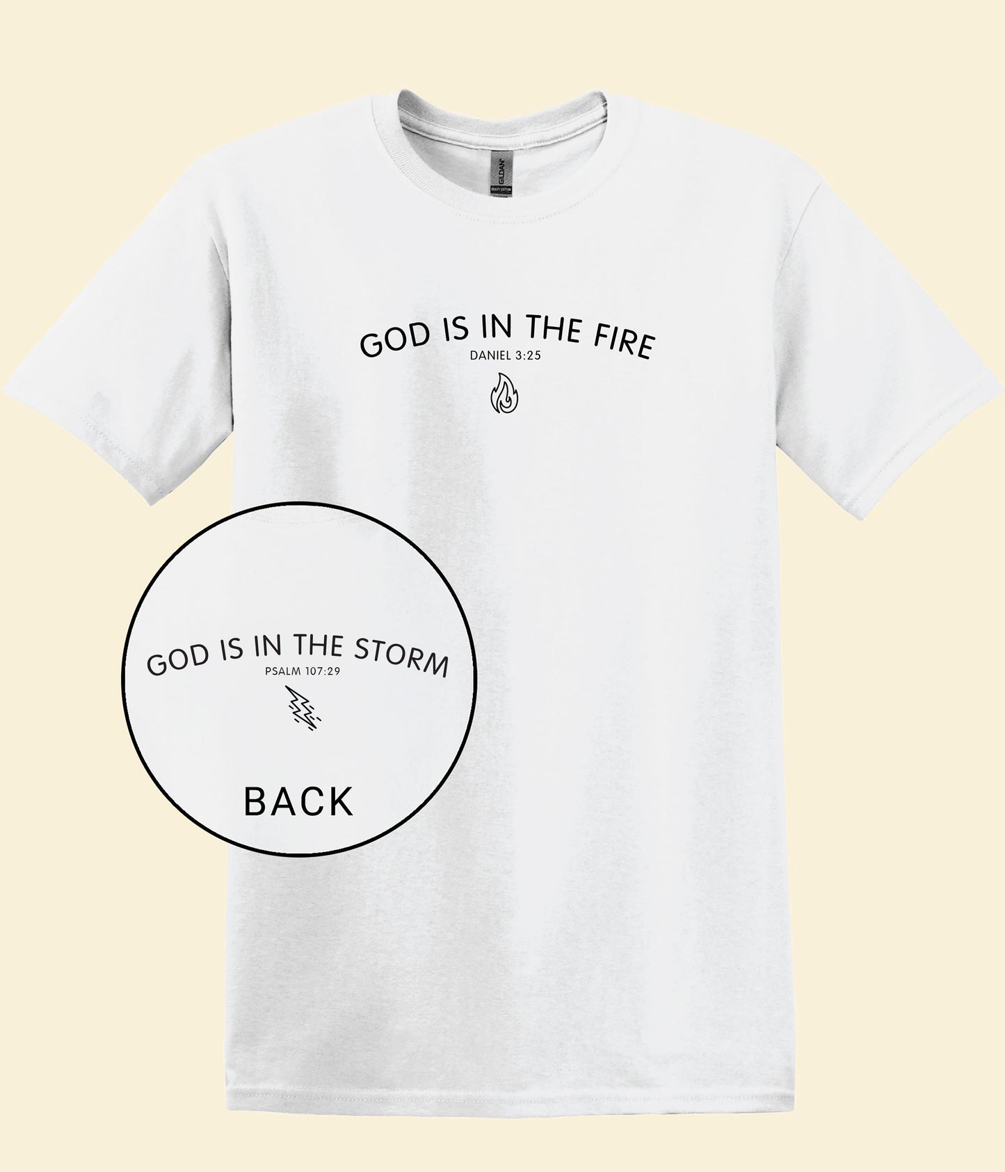 GOD IS IN THE FIRE / STORM Unisex T-shirt