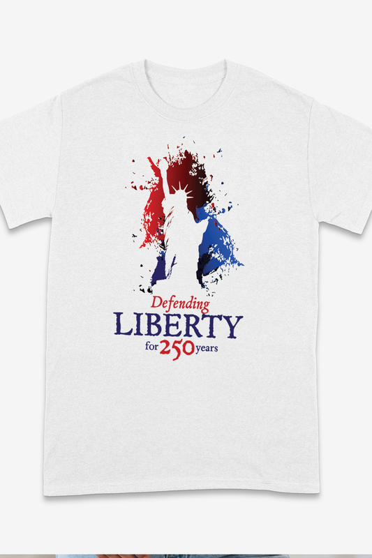 DEFENDING LIBERTY 250 T-SHIRT