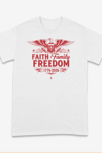 FAITH FAMILY FREEDOM T-shirt