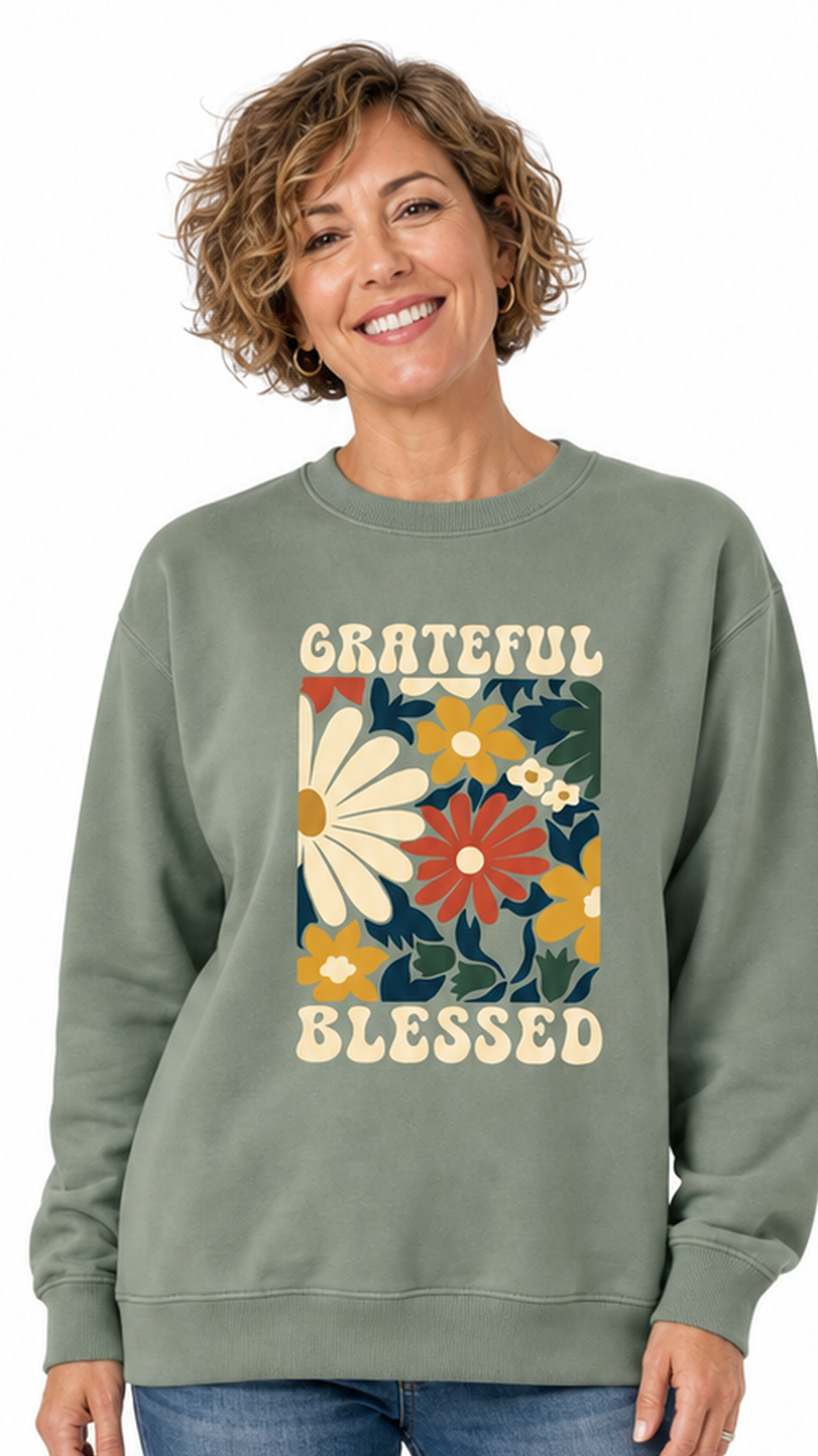 GRATEFUL BLESSED SAGE CREWNECK SWEATSHIRT