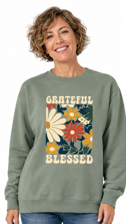 GRATEFUL BLESSED SAGE CREWNECK SWEATSHIRT