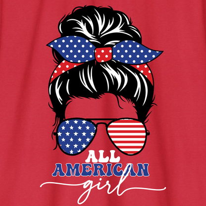 ALL AMERICAN GIRL Unisex CVC Jersey T-shirt
