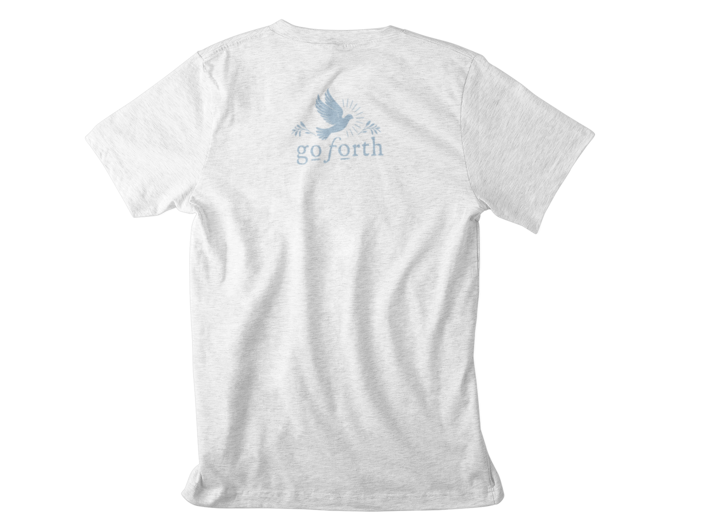 FAITH OVER FEAR floral T-shirt