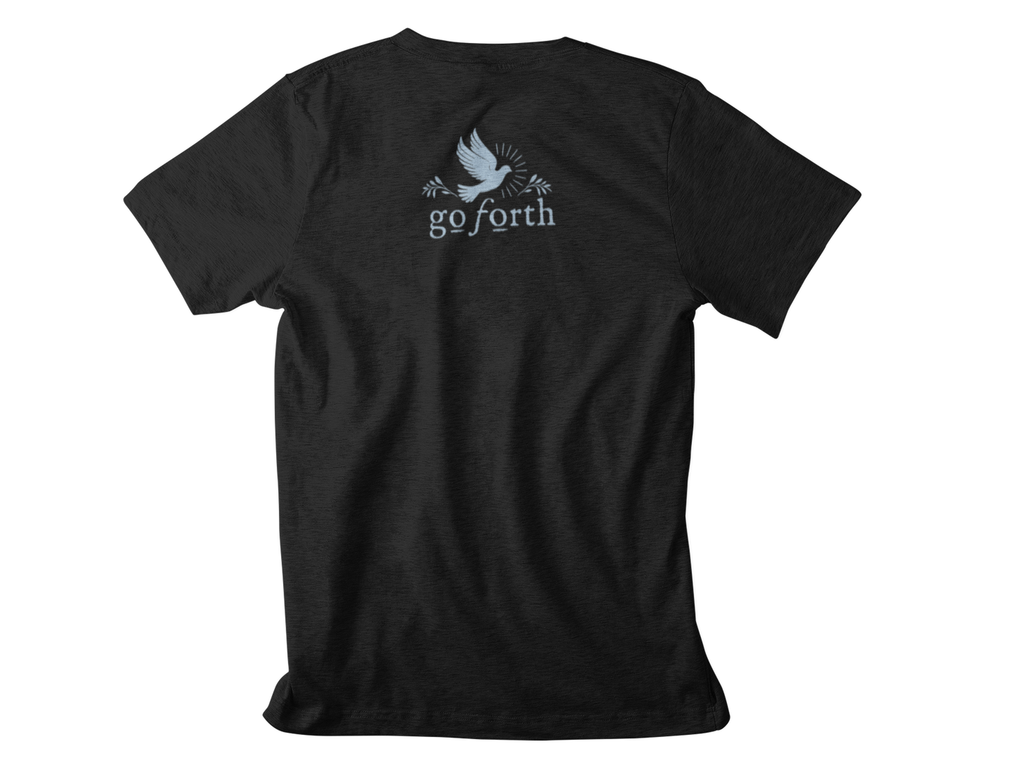 FAITH OVER FEAR floral T-shirt