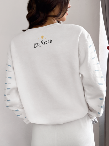 UNTO US A CHILD IS BORN Crew Neck Sweatshirt