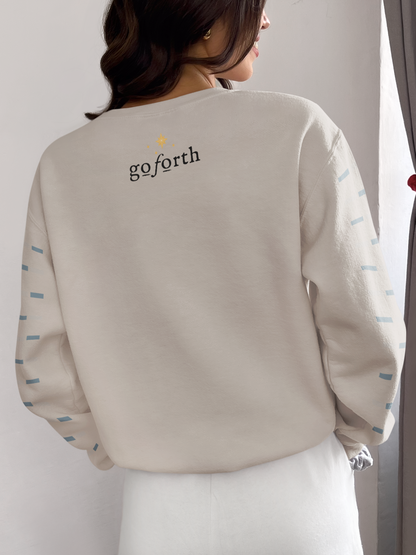 UNTO US A CHILD IS BORN Crew Neck Sweatshirt