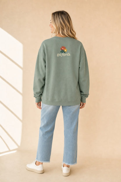 GRATEFUL BLESSED SAGE CREWNECK SWEATSHIRT