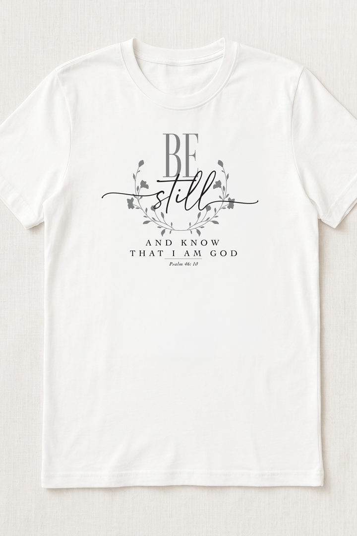 BE STILL AND KNOW I AM GOD T-shirt