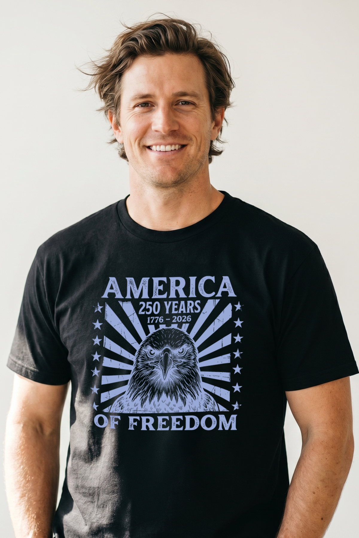 250 AMERICA ANNIVERSARY BLUE EAGLE T-SHIRT