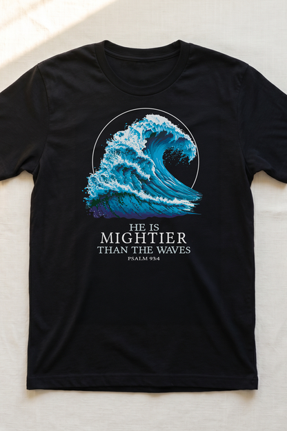 HE IS MIGHTIER THAN THE WAVES Unisex T-shirt