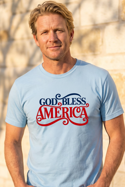 GOD BLESS AMERICA 2 T-SHIRT