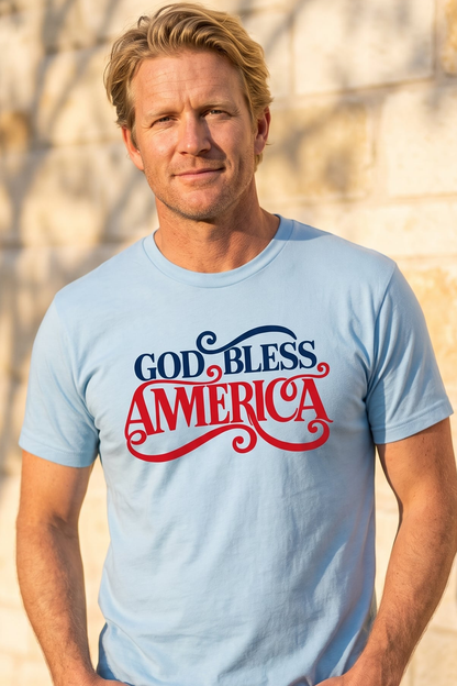 GOD BLESS AMERICA 2 T-SHIRT