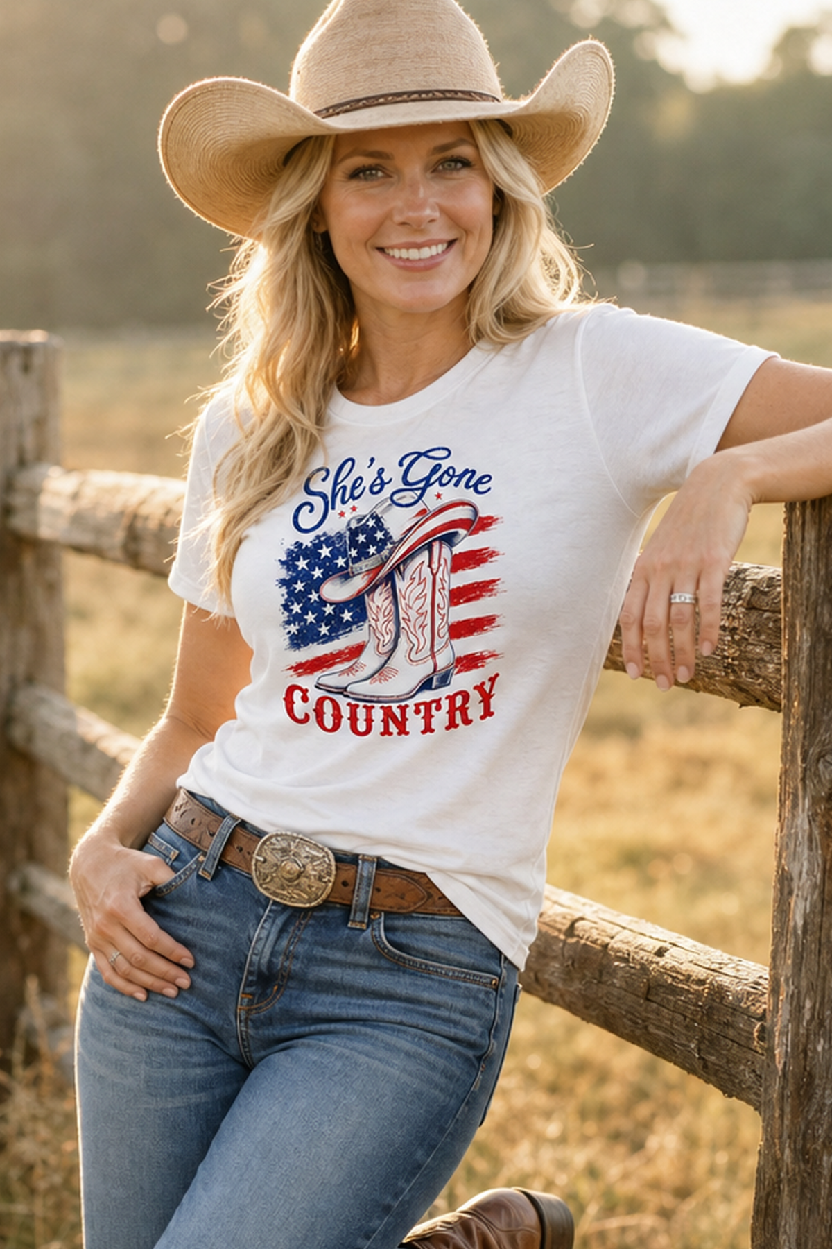 SHE'S GONE COUNTRY T-shirt