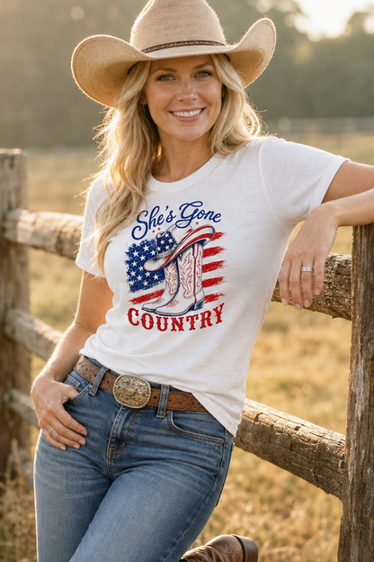 SHE'S GONE COUNTRY T-shirt