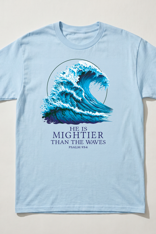 HE IS MIGHTIER THAN THE WAVES Unisex T-shirt