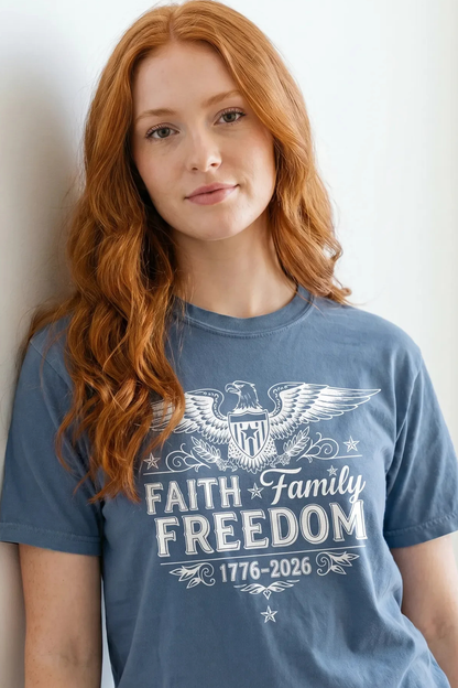 FAITH FAMILY FREEDOM T-shirt