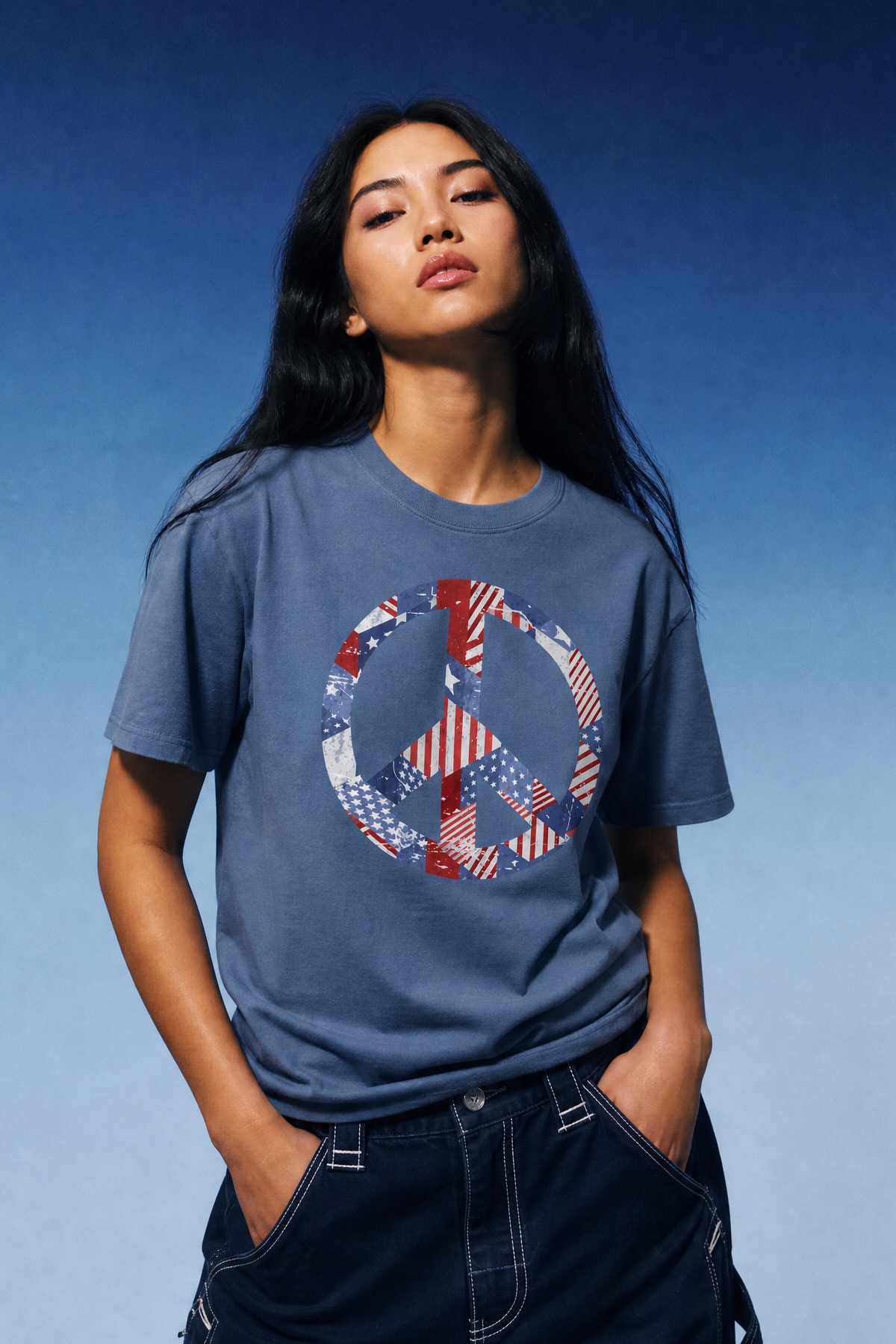 PATRIOTIC PEACE T-shirt