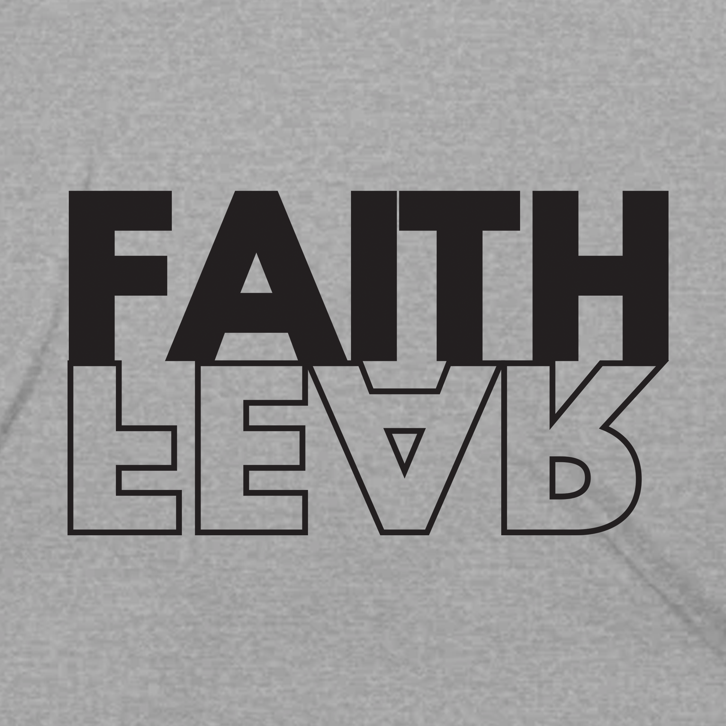 FAITH OVER FEAR Unisex Triblend Tee