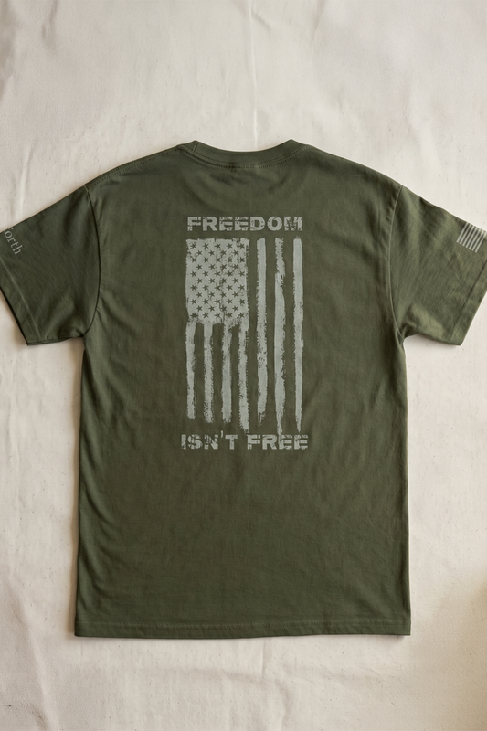 FREEDOM ISN'T FREE FLAG T-shirt