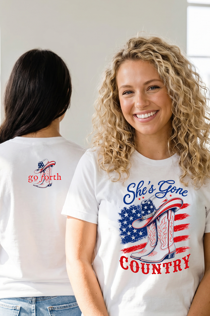 SHE'S GONE COUNTRY T-shirt