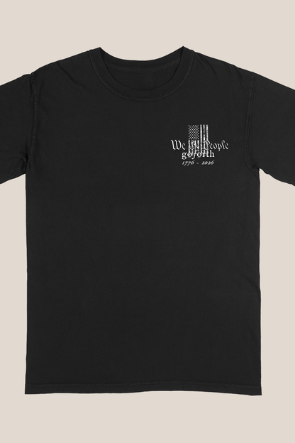 WE THE PEOPLE VINTAGE FLAG T-shirt