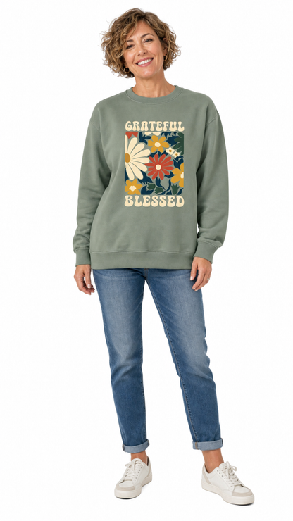 GRATEFUL BLESSED SAGE CREWNECK SWEATSHIRT