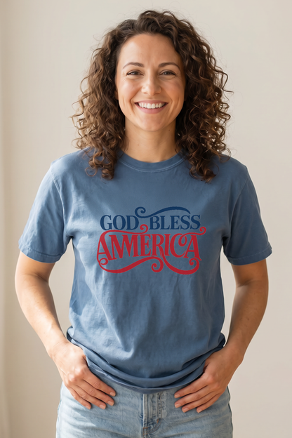 GOD BLESS AMERICA 2 T-SHIRT